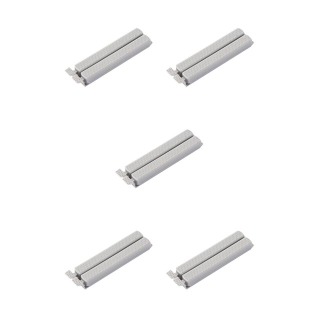serony 2 Pcs Clip de Scellage Couleur Pure Conservation des Aliments Couleur Pure Pochette à Thé Collation Scellante Gris L 5Set