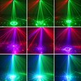 thumbnail image 3 of LNGOOR 15 Lens Led Stage Lights RGB DJ Disco Lights DMX512 Party Lights Razor Lights Sound Control Activity Party Lights Strobe Effect Light Beam Projection Lights With Remote Control For, 3 of 7