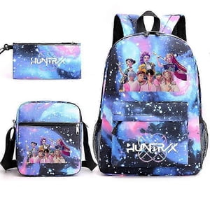 3 PCS Set sac à dos Anime School Sac à dos Elémentaire Sac à lunch Sac à crayon