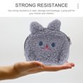 thumbnail image 4 of 1pc Adorable Rabbit Coin Purse Cotton Change Storage Bag Lovely Lipstick Bag, 4 of 9