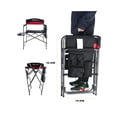 thumbnail image 4 of Chaise de camping KingCamp Heavy Duty Director - Rouge, 4 of 6