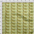 thumbnail image 4 of oneOone Velvet Yellow Fabric Abstract Zigzag Sewing Material Print Fabric By The Yard 58 Inch Wide, 4 of 4