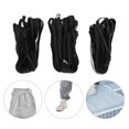 thumbnail image 3 of Elastic Rope, Durable Elastic 3 Bags Clothes Elastic, Cuffs, For Clothing, Sportswear Pants, Black, 3 of 8