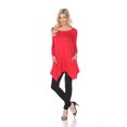 thumbnail image 2 of (Rouge, m) - Tunique Unie pour Femme, 2 of 5