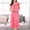 Watermelon Red, variant on Sakmal Sleepwear for Women Victorian Lace Pajama Dress Short Sleeve Pink Nightgowns for Women
