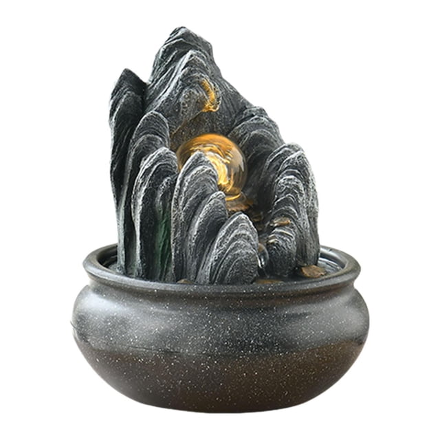 GUOOL Cascade Intérieure Illuminée Maison Terrasse Pendaison de Crémaillère Bureau Table D