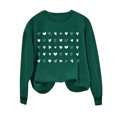 thumbnail image 4 of Meichang Chandails de la Saint-Valentin pour Femmes Sweat-Shirt Graphique Cœur d'Amour Col Rond Décontracté Manches Longues Cadeaux de la Saint-Valentin Pull Sweat-Shirts Liquidation de Printemps, 4 of 4