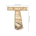 thumbnail image 2 of OUNONA 1 Set Egyptian Cosplay Accessories Cloth Golden for Themed Events, 2 of 8