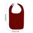 thumbnail image 3 of Avdolw 5-Pack Adult Bibs for Elderly & Disabled - Cotton, Adjustable, Machine Washable, Eating Cloths with Hook & Loop Closure, 3 of 6