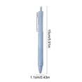 thumbnail image 3 of Fwttom Plastic Ballpoint Pen, 0.7ml C&y Color Push-Button Neutrals Pen High Value Quicks Drying Black Brush Pen for Problem Solving Pen Learning Stationery, 3 of 6