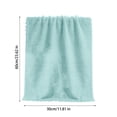 thumbnail image 2 of 5pc Velvet Towel Plain Face Towel Soft Absorbent Face Wash Ah Face Towel, 2 of 6