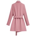 thumbnail image 4 of CEHVOM Mode Femmes Manteau à Double Boutonnage Blouse Slim Blazer Liquidation, 4 of 6