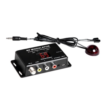 TFixol Infrared RF Modulator with AV to RF Conversion for Multi-Room Signal Sharing and Remote Control