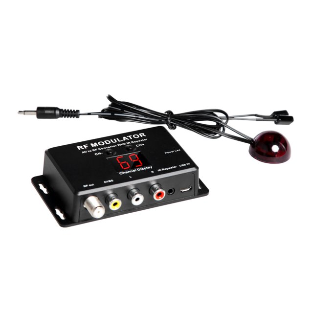 TFixol Infrared RF Modulator with AV to RF Conversion for Multi-Room Signal Sharing and Remote Control