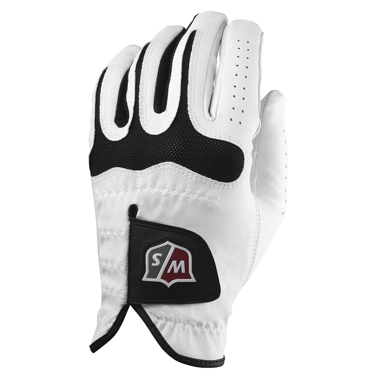 Wilson Staff Grip Soft White Golf Gloves(3-Pack),Fits on Right Hand Medium/Large