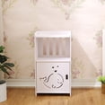 thumbnail image 3 of RKSTN Table de Chevet en PVC Décor Tables de Nuit Meubles Tables d'Appoint Table de Nuit Armoire d'Angle Table d'Appoint de Chambre Petites Tables d'Extrémité pour Chambre, 3 of 5