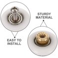 thumbnail image 4 of 2 Pcs Rouleaux de Porte de Douche de Remplacement pour Salle de Bain, Roues de Porte Coulissante en Verre, 4 of 5