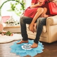 thumbnail image 1 of Chmadoxn Bathroom Rugs, Rugs for Living Room, Area Rug, Bath Mat Plain Flower Shape Easy Living Room Carpet Large Area Washable Bedroom Carpet Washable Home Absorbent Carpet room carpet, 1 of 6