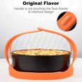 thumbnail image 4 of Pressure Cooker Sling,Silicone Sling Lifter Accessories, Anti-scalding Bakeware Lifter Steamer Rack for 6 Qt/8 Qt Instant Pot, Multi-function Cooker - Blue, 4 of 7