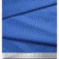 thumbnail image 2 of Soimoi Crepe Silk Fabric Dot & Geometric Small Print Fabric by The Yard 42 Inch Wide, 2 of 3