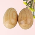 thumbnail image 2 of LEEYNEER 2pcs Wood Egg Shakers  Musical Percussion Instruments, 2 of 7