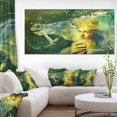 thumbnail image 1 of Cheval Pur-Sang et Femme - Art Mural sur Toile d'Animal, 1 of 3