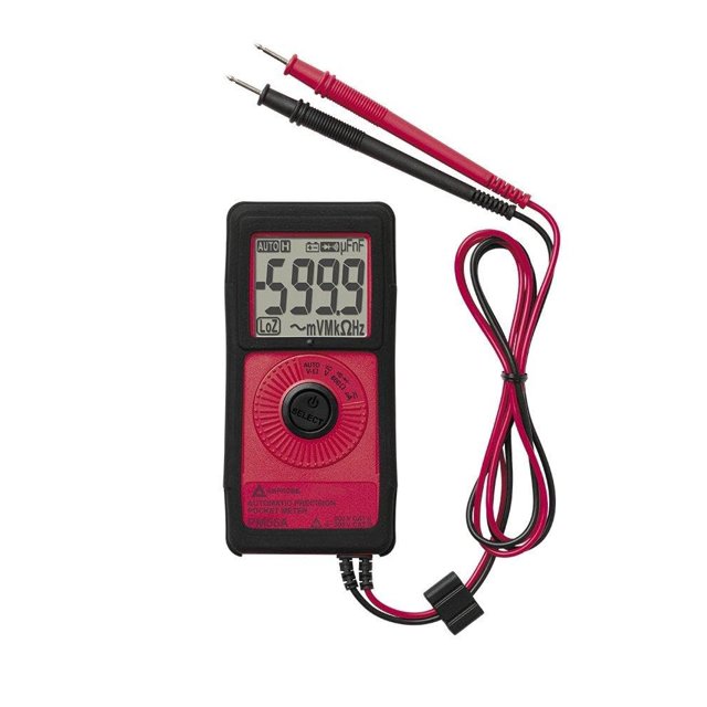 Amprobe PM55A Multimètre de Poche avec Détection de Tension Sans Contact Noir