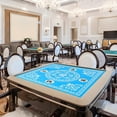 thumbnail image 4 of Mahjong Mat Reduction Mahjongg Table Mat Mahjong Accessories Tablecloth Game Poker Domino Game Game Mat For Card Board And Tile Games 70x70cm, 4 of 5