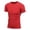 Red-quick dry mens shirts, variant on Brnmxoke Mens Quick Dry Shirt Summer Compression Muscle Fit Training Crewneck Workout Shirts Stretch Gym Bodybuilding Fitness Short Sleeve Athletic Tees Gray,S