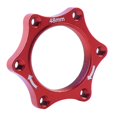 thumbnail image 1 of Base Adaptateur de Bride de Disque de Rotor en Alliage d'Aluminium pour Moyeu Avant/arrière Fileté de Vélo Rouge 48 mm, 1 of 7