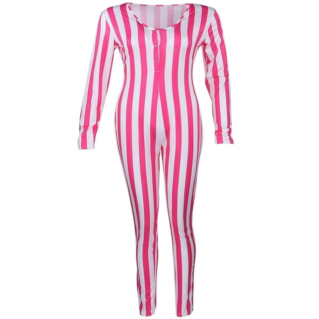 Combinaison Pyjama une Pièce pour Femmes à Imprimé de Dessins Animés