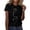 Black, variant on Women's Short Sleeve T-Shirt Clearance Sales Women's Chiffon T-Shirt Women' Cat Print Shirt Short Sleeve Round Neck T Shirt Fashion Top Lightweight Soft Casual Summer Clothing Clothes