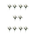 thumbnail image 2 of Youkk 2pcs Easy To Clean – Realistic Appearance – Artificial Flowers For Wedding white 5Set, 2 of 6