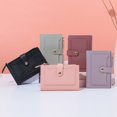 thumbnail image 5 of Card Holder Pouch Women Purse Versatile Women‘s Purse with Button Closure Solid Color Card Holder Wallet Portable Changes, 5 of 5