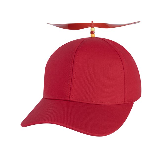 TOPTIE Rainbow Propeller Baeball Cap, Funny Helicopter Spinner Hat for Adult Costume