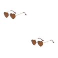 thumbnail image 4 of maskred PVC Heart-Shaped Glasses Non-Slide Silicone Nose Pads And Mulitple Colours For Chic Look Gold Metal Leopard tea 2Set, 4 of 6