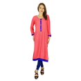 thumbnail image 2 of Phagun Kurta Bollywood Indienne de Designer pour Femmes Kurti Ethnique Tunique en Coton Robe, 2 of 5