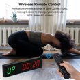 thumbnail image 4 of Unique Bargains LED Gym Timer 11.4' x 3' Gym Clock Count Down/Up Clock Interval Timer with Remote Ultra Clear Digital Display, 4 of 7