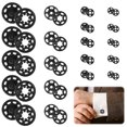 thumbnail image 1 of Youkk 120pcs Plastic Professional And Durable Sew On Fasteners For Shirt Sewing Easy To Press Studs Snap white 1Set, 1 of 6