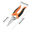 thumbnail image 3 of Dvkptbk Stainless Steel Electrical Scissors Stainless Steel Multi Functional Shear Strong Iron Shears Garden Shears Horticultural Fruit Branch Shears Slip Proof and Labor Saving Household Tools, 3 of 6