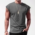 thumbnail image 2 of Ramiter Tank Tops for Men Different Touch Men's Tank Tops Muscle Rib Shirts Dark Gray,4XL, 2 of 4