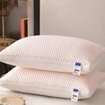 thumbnail image 1 of EazyTech Hotel Quality Cooling Pillow Cotton Cover for Stomach Sleepers & Hot Sleepers - Medium Firm Supportive Bed Pillow for Side Back Sleepers 1PC Pink, 1 of 9
