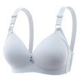 thumbnail image 1 of Yuyuzo Push up Bras for Women Solid Color Full Coverage Adjustable Strap Breathable Everyday Bras, 1 of 4