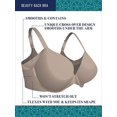 thumbnail image 3 of Vanity Fair Womens Beauty Back Full Figure Wirefree Extended Side and Back Smoot, 3 of 6