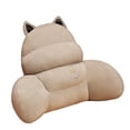 thumbnail image 1 of Coussin de Dossier pour Lit, Oreiller de Dossier, Oreiller de Repos pour Lit, Oreiller de Lecture Gris, 1 of 9