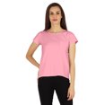 thumbnail image 1 of Inkmeso Solid Short Sleeve Basic T-Shirt For Womens Patch Pocket Casual Summer Basic Top, 1 of 7