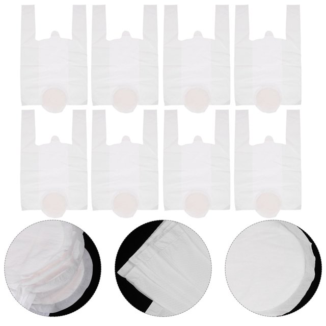 EcoNesxp Contient des Tampons super Absorbants 35 Pcs Tapis de Toilette Tapis de Toilette Jetables Sac Seau