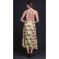 thumbnail image 3 of Bimba Floral Vacances d'Été Fête Licou Beachwear Femmes BacklessDress-Large, 3 of 6