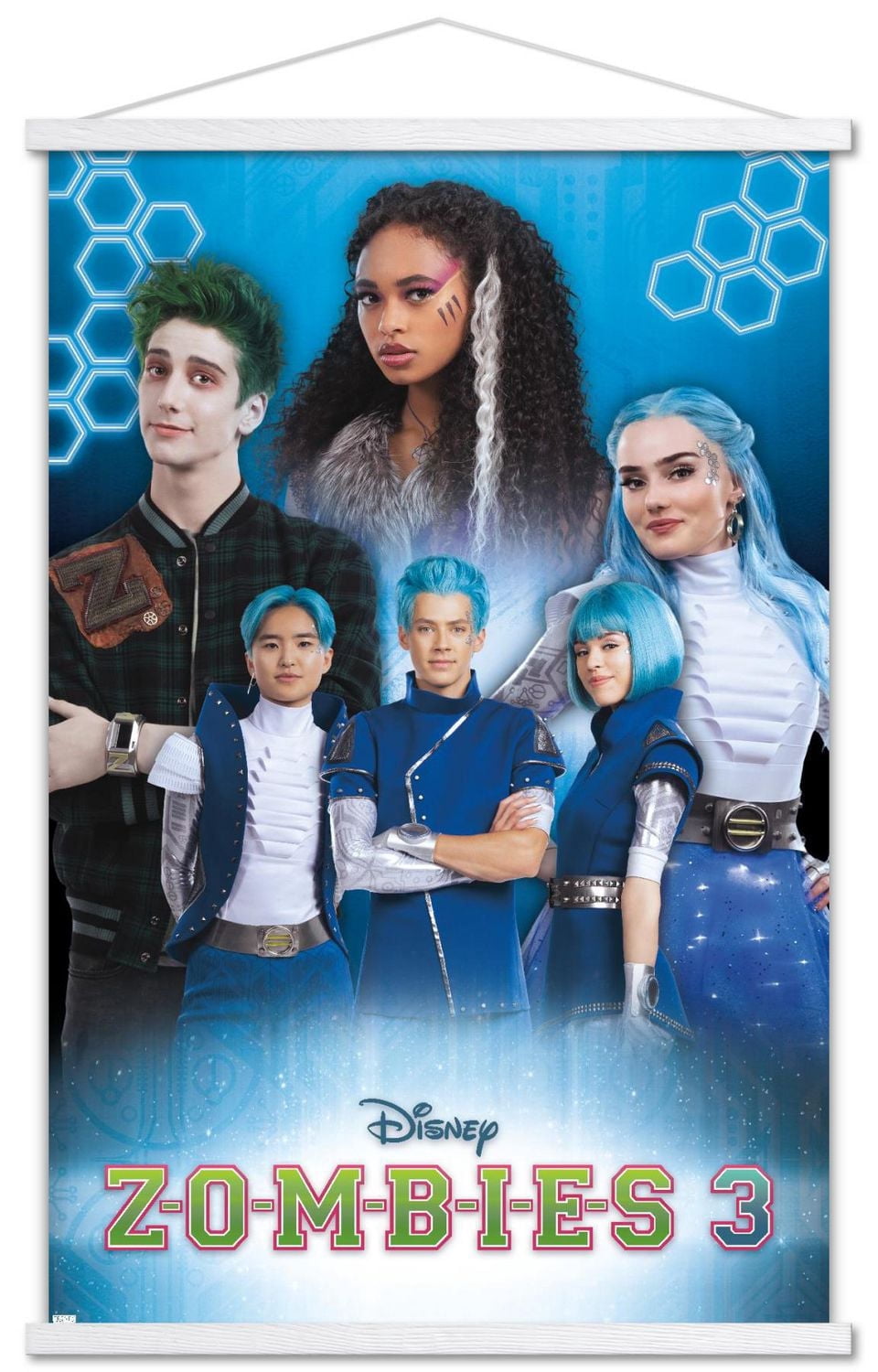 Disney Zombies 3 - Group Wall Poster with Pushpins