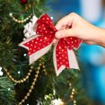 thumbnail image 4 of SDNall Christmas Tree Decorations, Christmas Tree ornaments, New Christmas Double Layered Bow Christmas Tree Decoration Small Bow Festival Gift Box Packaging Bow Accessories, 4 of 5